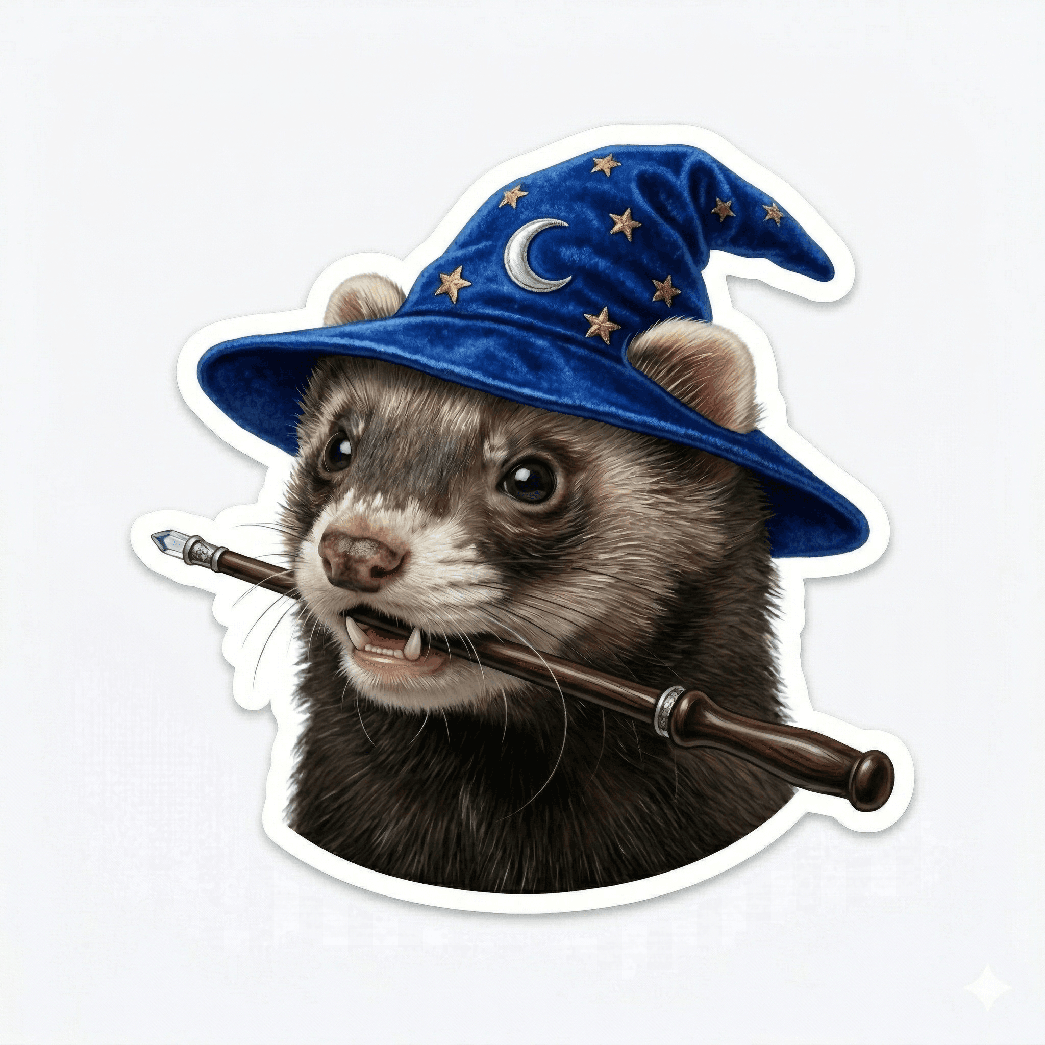 The Wizard one-of-one Ferrote logo variation.